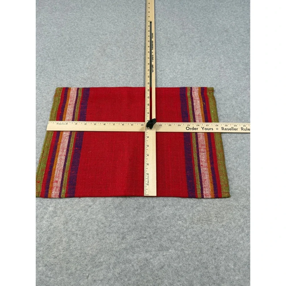 Tampella Linen Collection Set Of 5 Place Mats Made In Finland